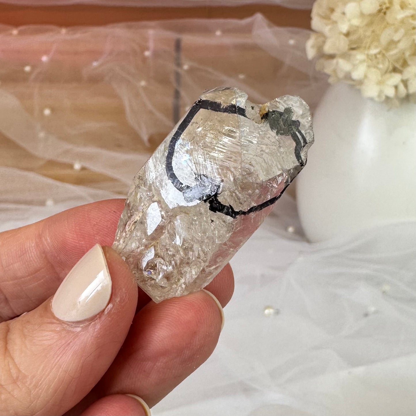 Mini Quartz Enhydro Specimen (9)