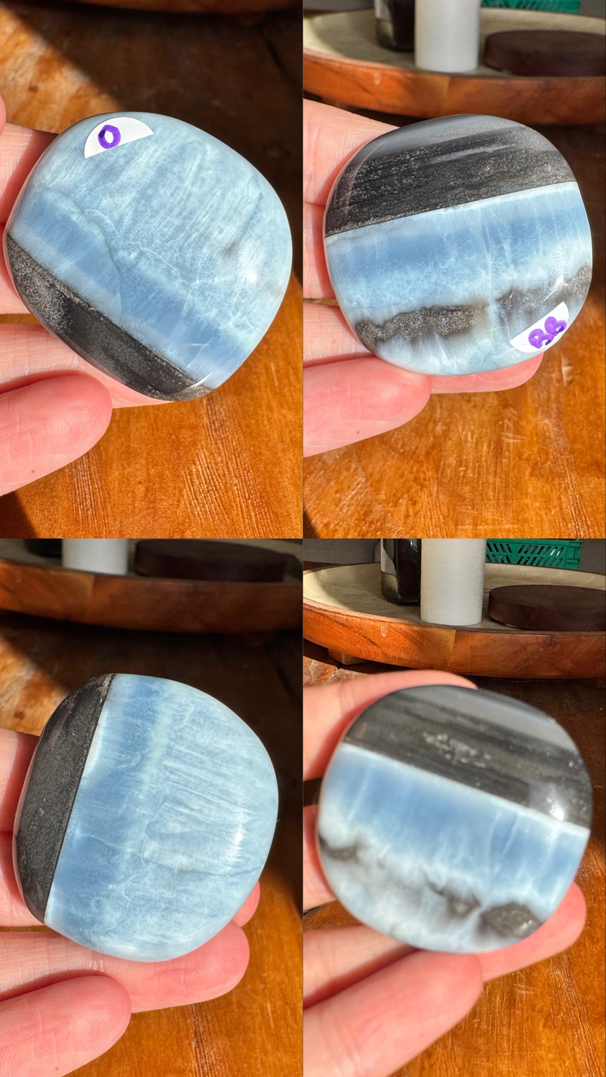 Blue Opal Flat Stones | Choose Your Own