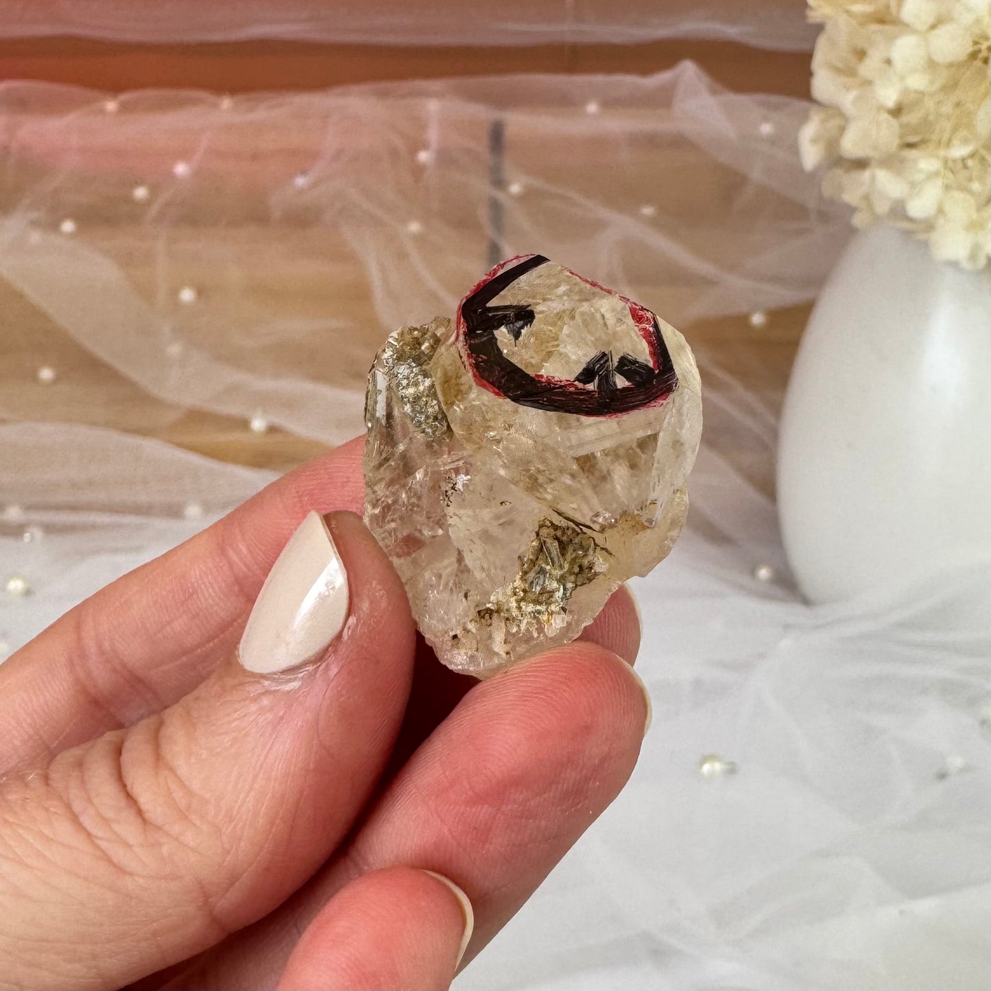 Mini Quartz Enhydro Specimen (3)