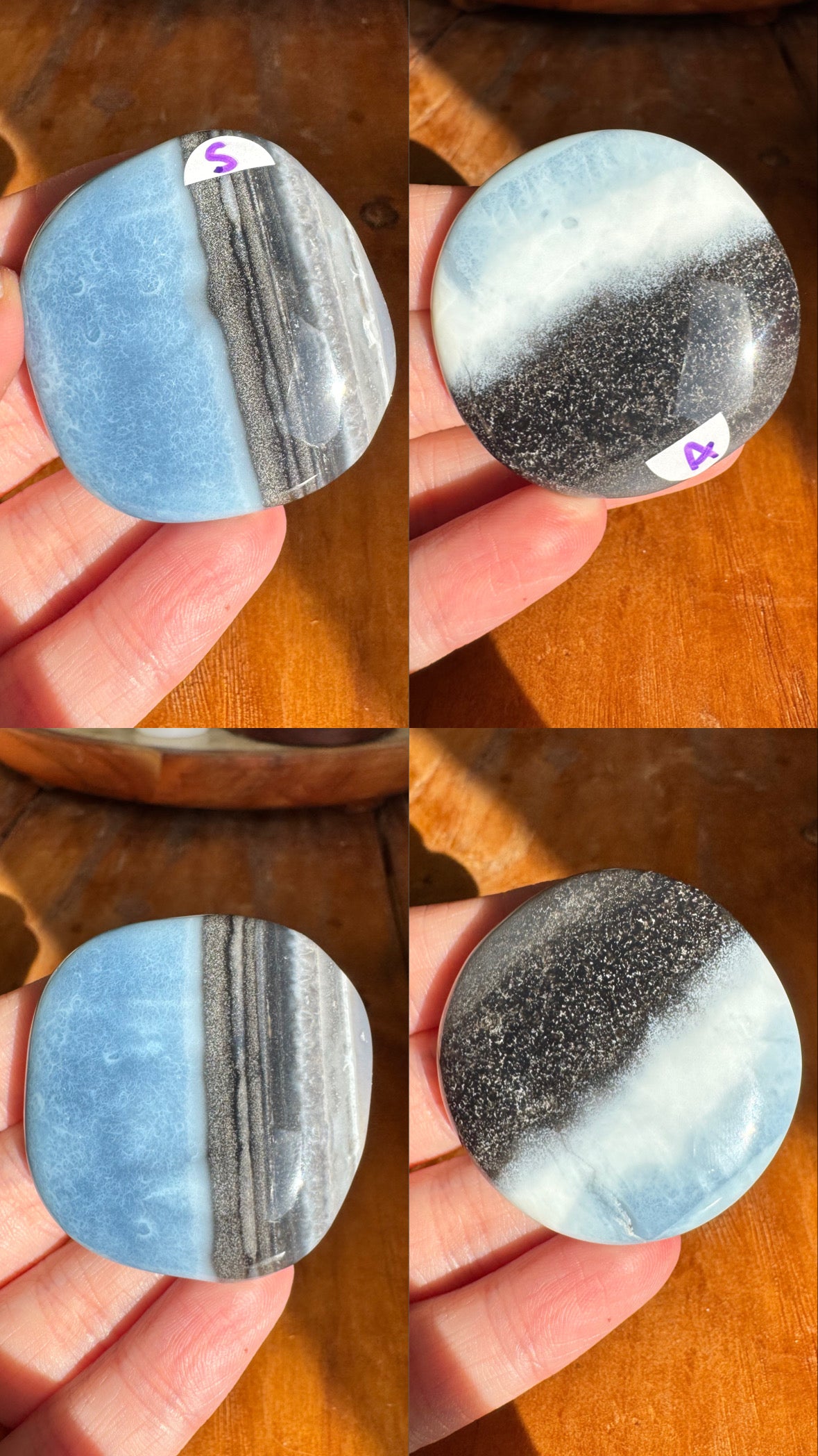 Blue Opal Flat Stones | Choose Your Own