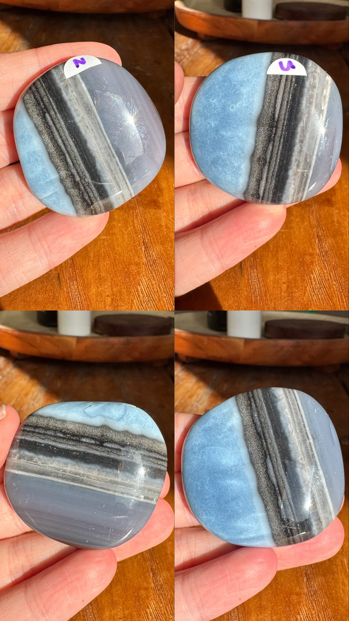 Blue Opal Flat Stones | Choose Your Own