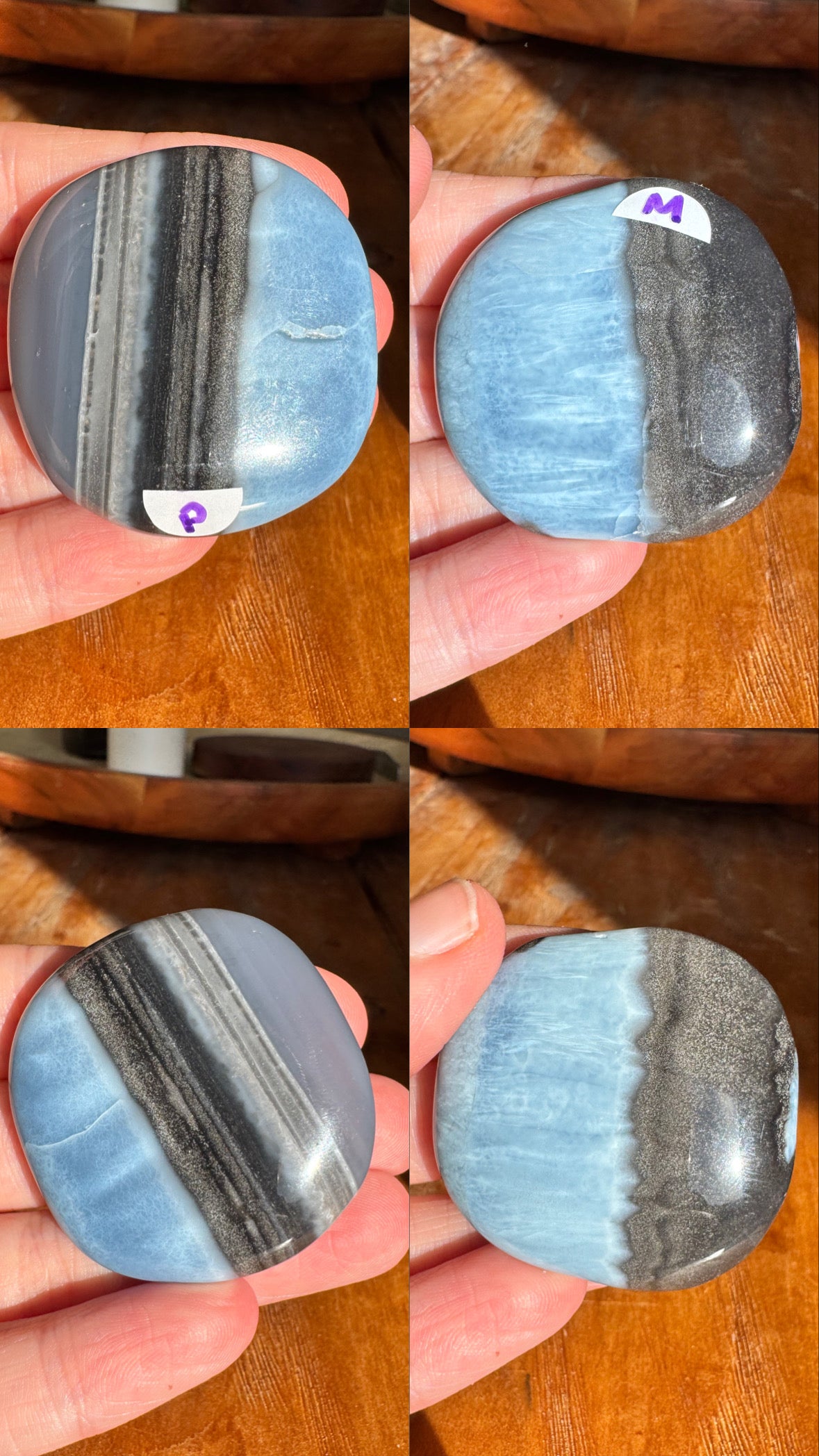 Blue Opal Flat Stones | Choose Your Own