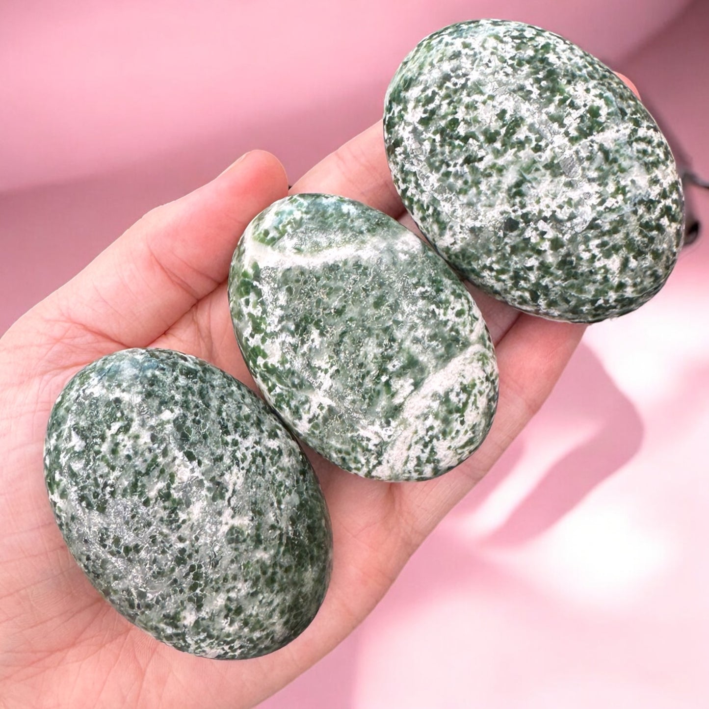 Tree Agate Palmstones | Intuitively Chosen