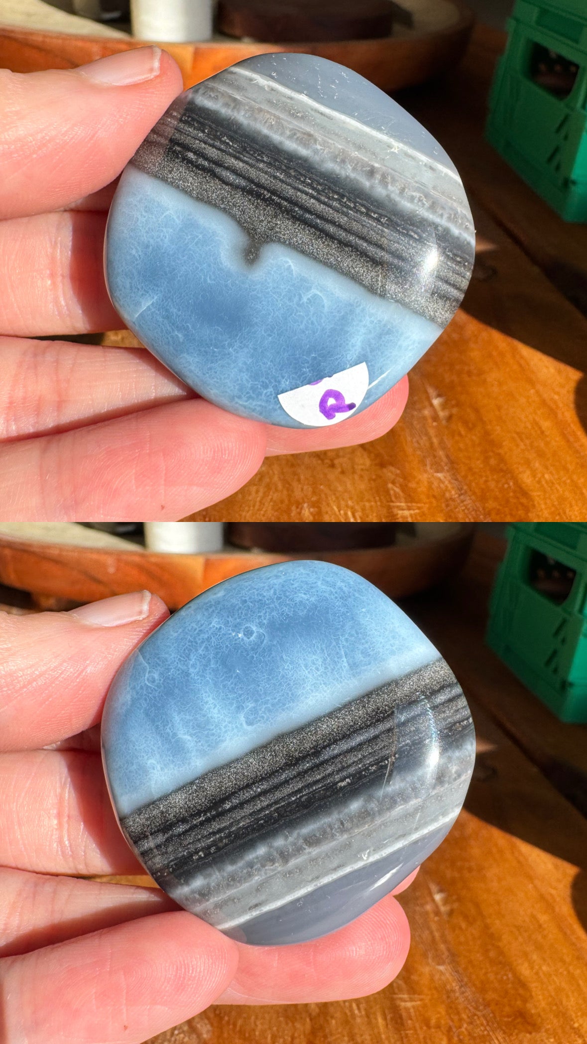 Blue Opal Flat Stones | Choose Your Own