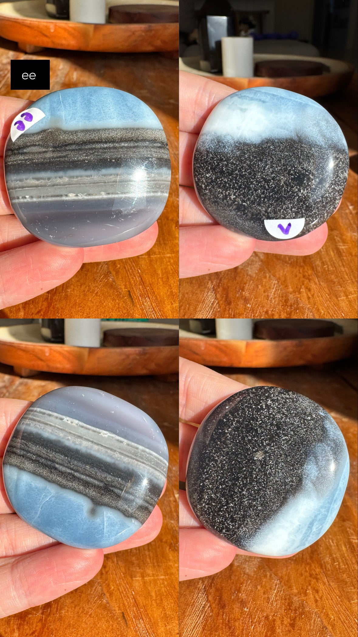 Blue Opal Flat Stones | Choose Your Own