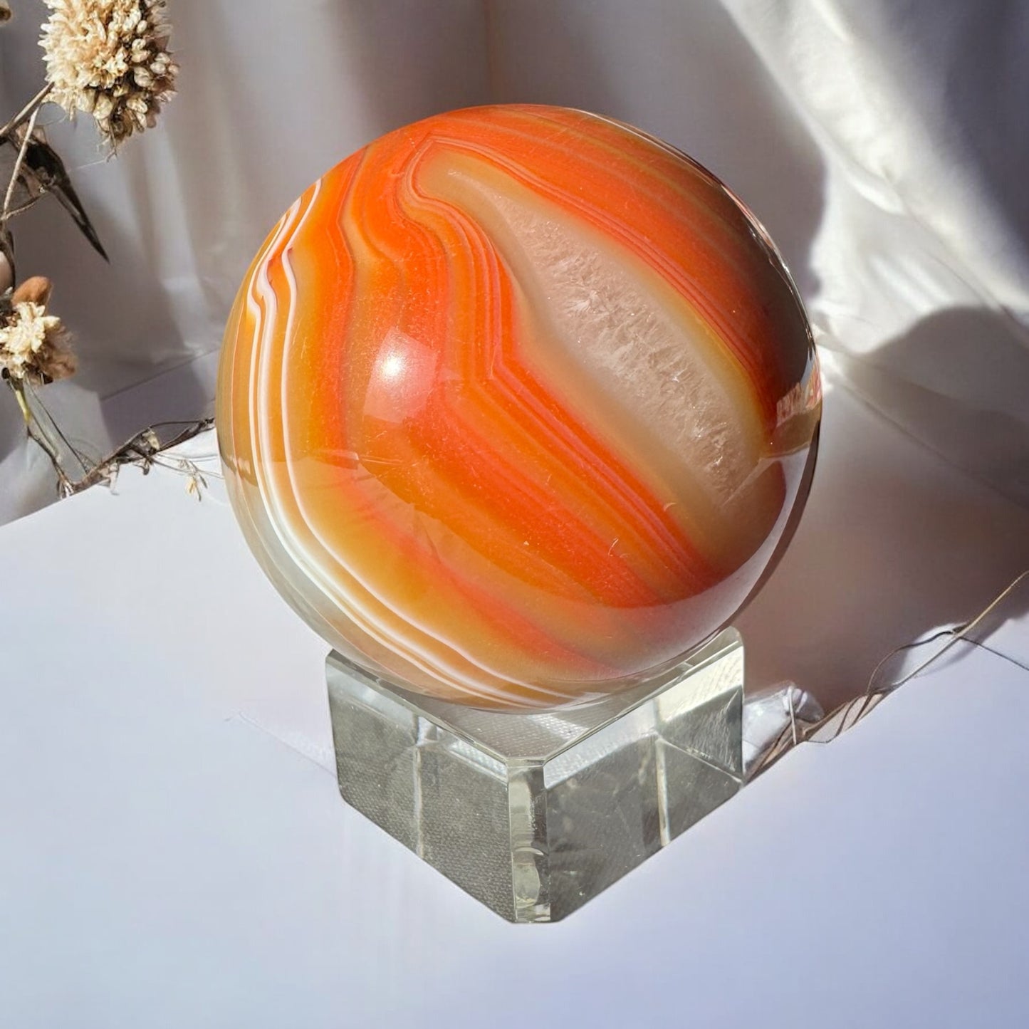 Carnelian Sphere (c) 5.5cm