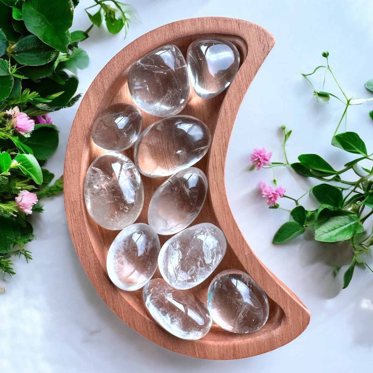 Clear Quartz Tumbles
