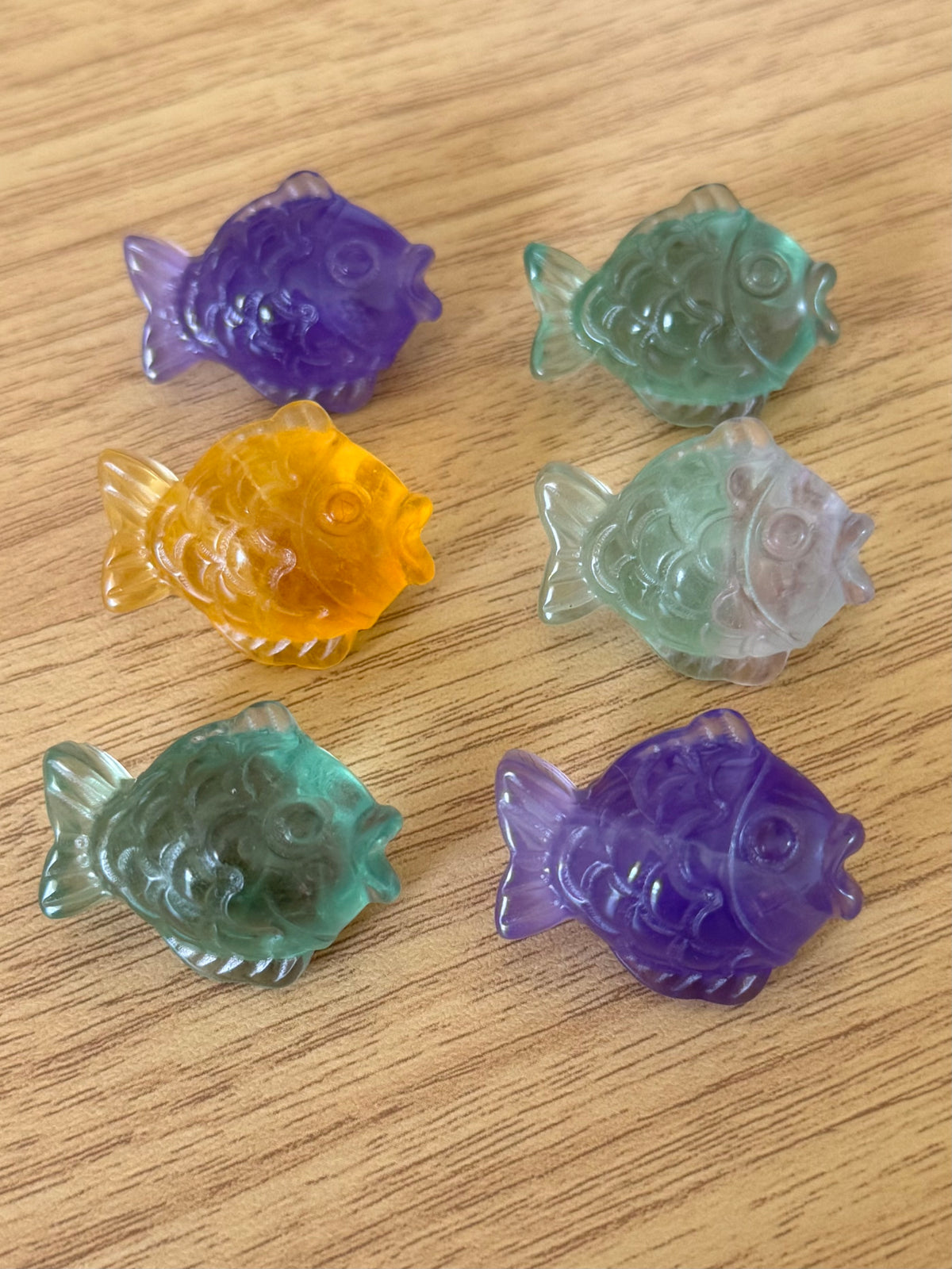 Fluorite Fish Carvings ~ Choose Your Own