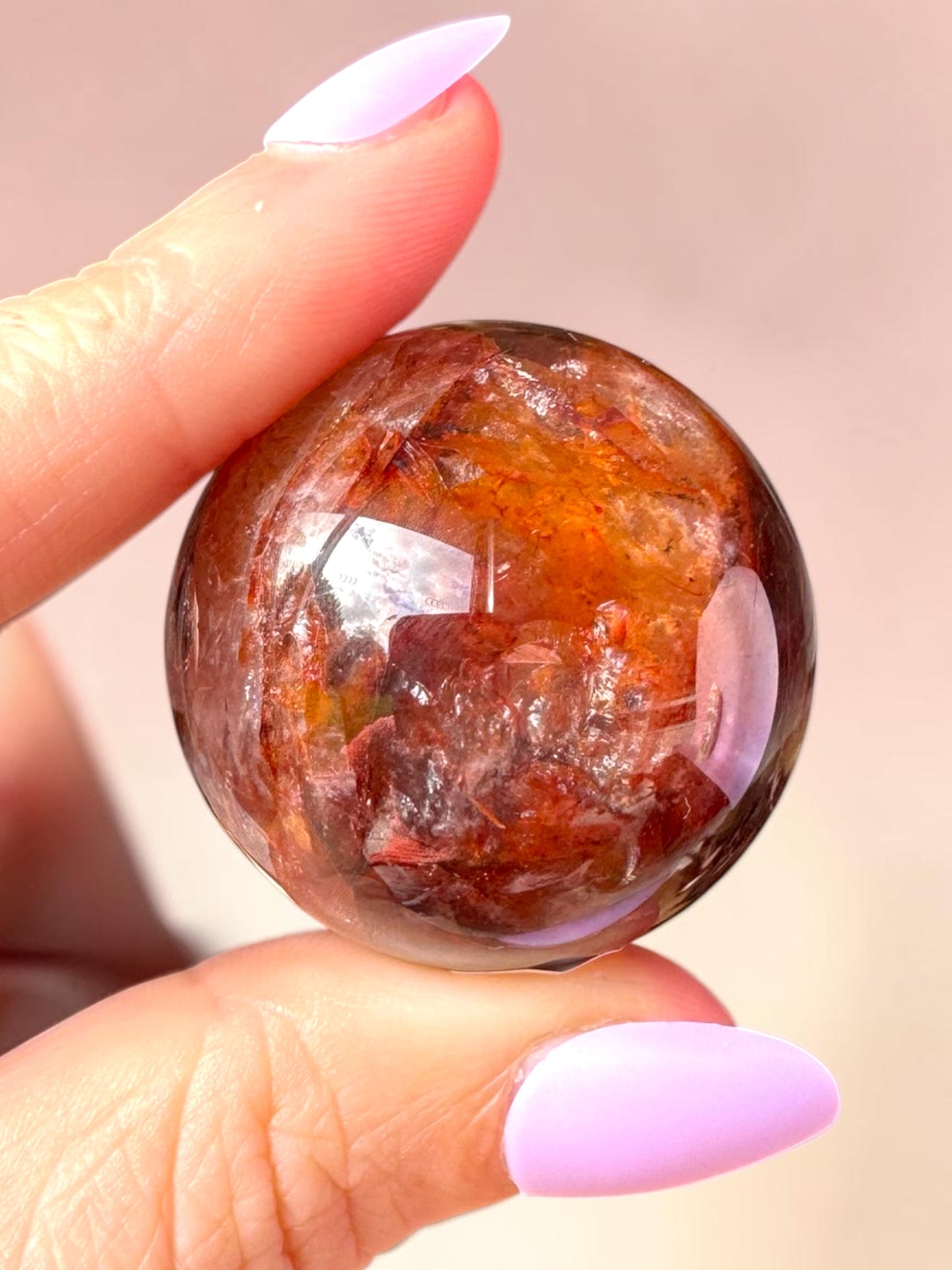 Fire Quartz Sphere
