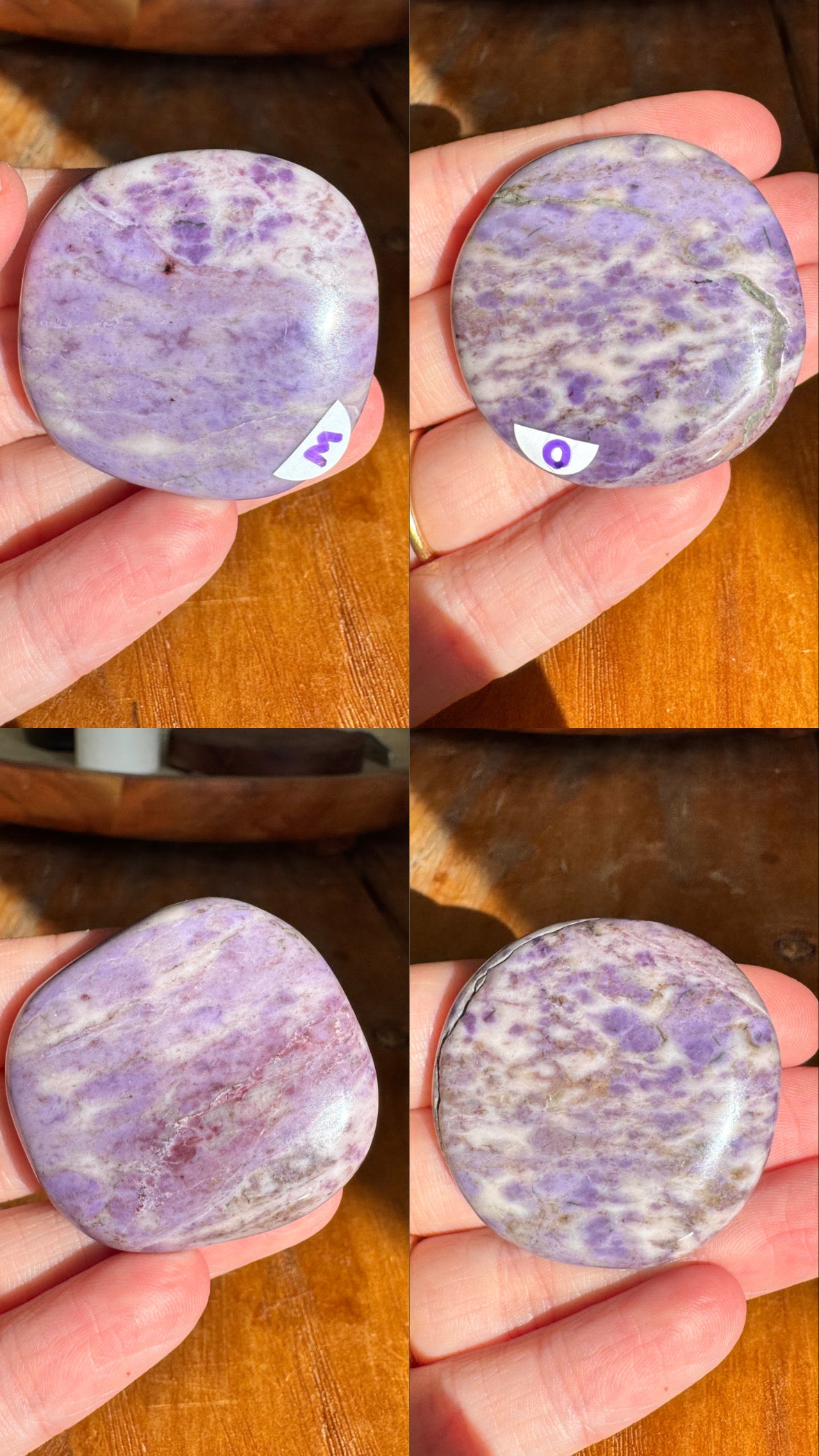 Lavender Jade Flat Stones | Choose Your Own