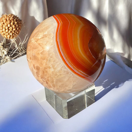 Carnelian Sphere (G) 5.5cm