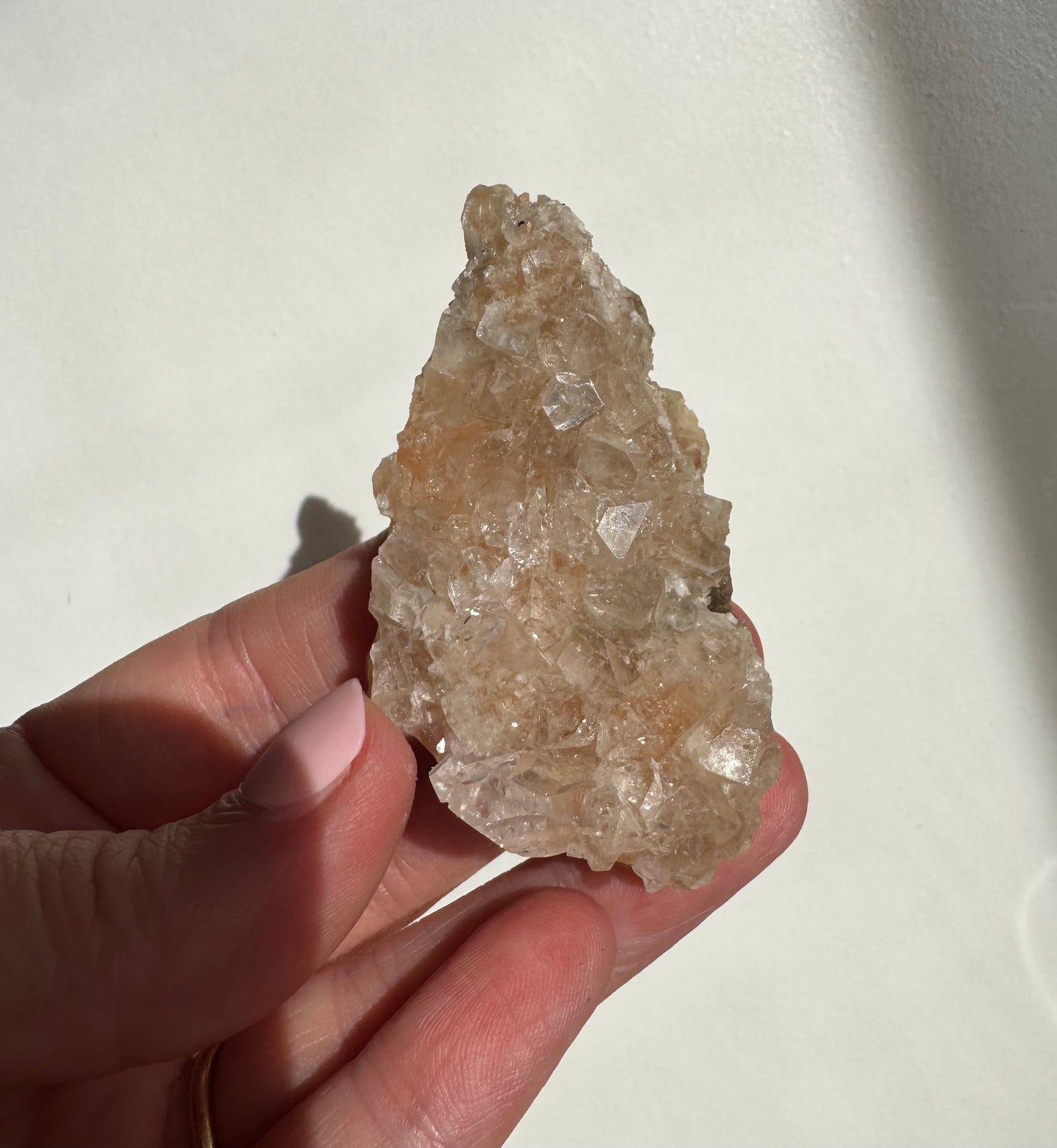 Peach Diamond Apophyllite Cluster/Specimen (D)