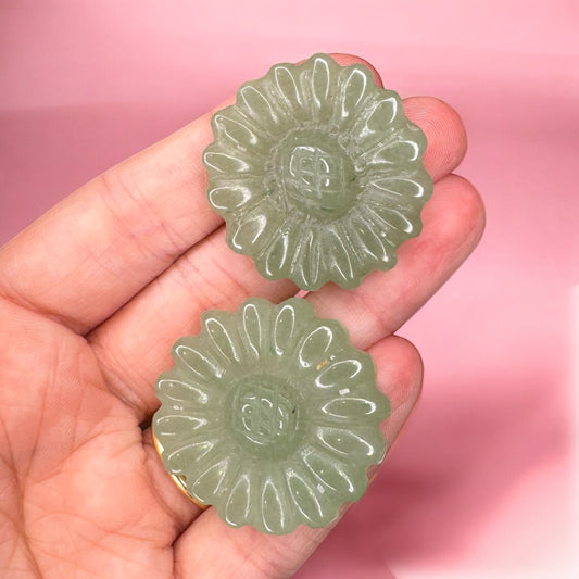 Green Aventurine Sunflower | Intuitively Chosen