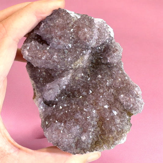 Rainbow Amethyst Cupcake (d)