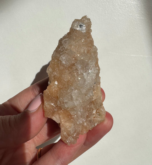 Peach Diamond Apophyllite Cluster/Specimen
