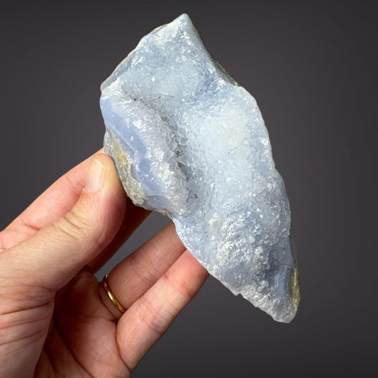 Blue Lace Agate Raw Druzy Cluster