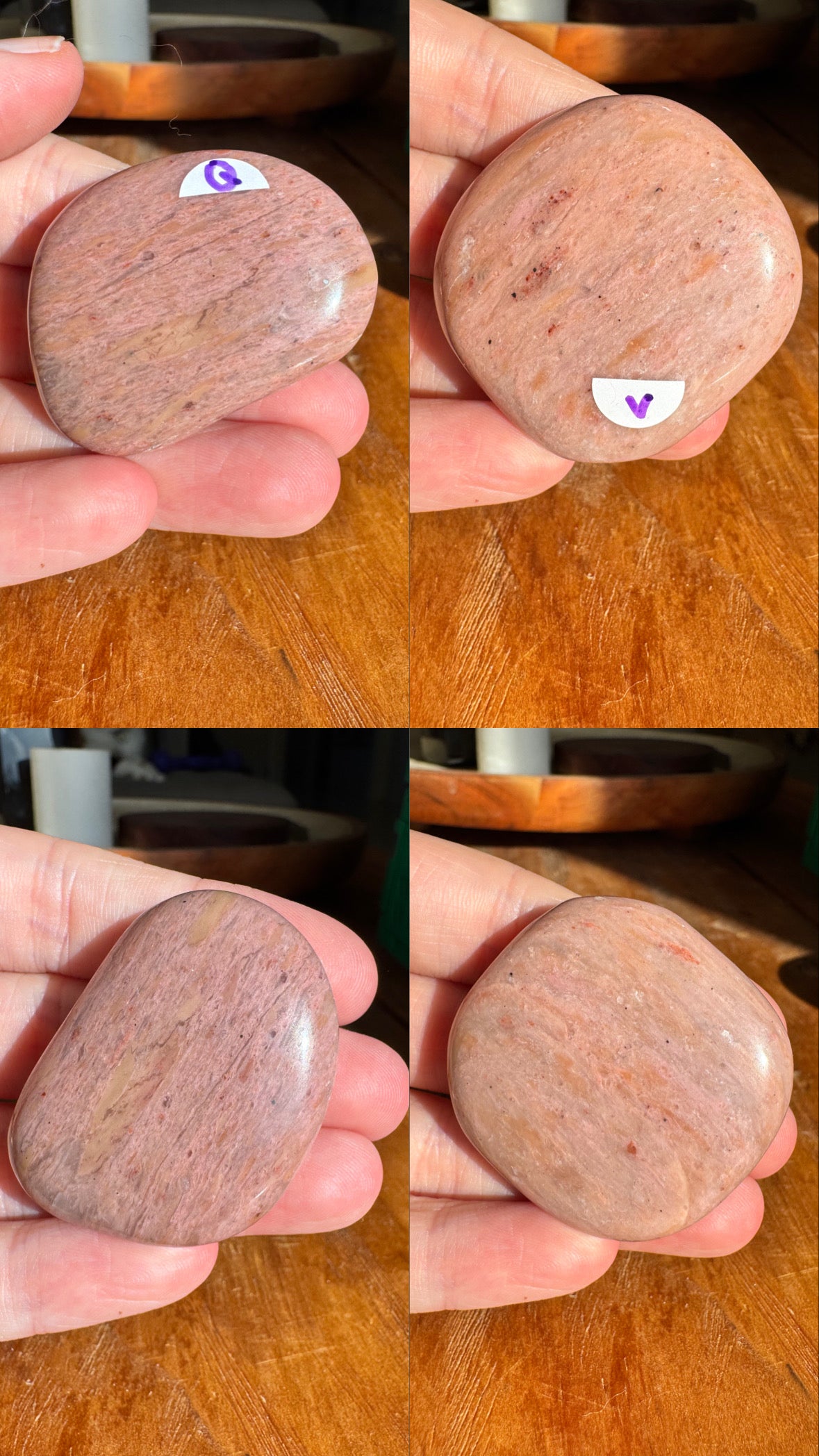 Pink Petrified Wood Flat Stones | Choose Your Own