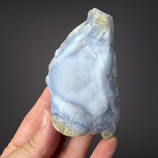 Blue Lace Agate Raw Druzy Cluster