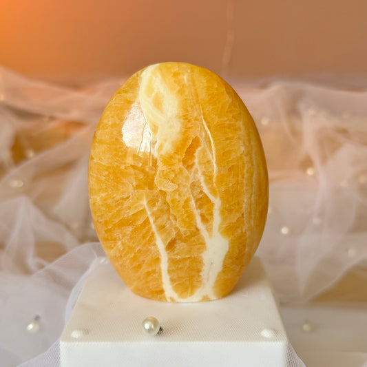 Orange Calcite Freeform (a)