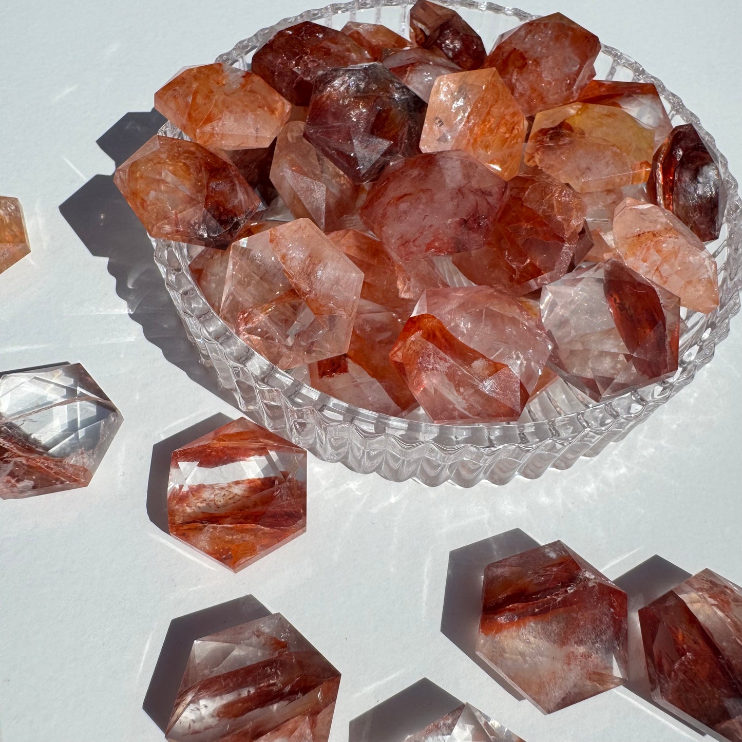Fire Quartz Mini Faceted Gusher | Intuitively Chosen