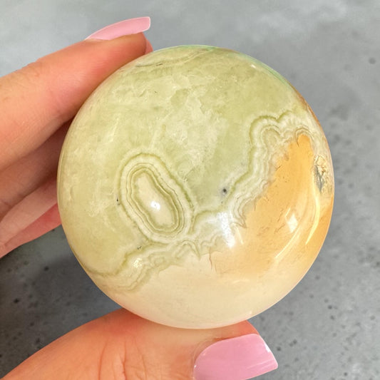 Green Maligano Jasper Sphere