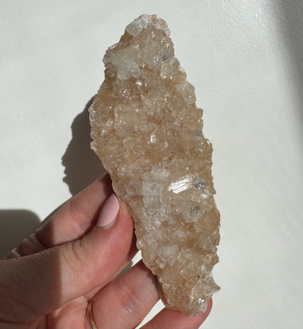 Peach Diamond Apophyllite Cluster/Specimen (B)