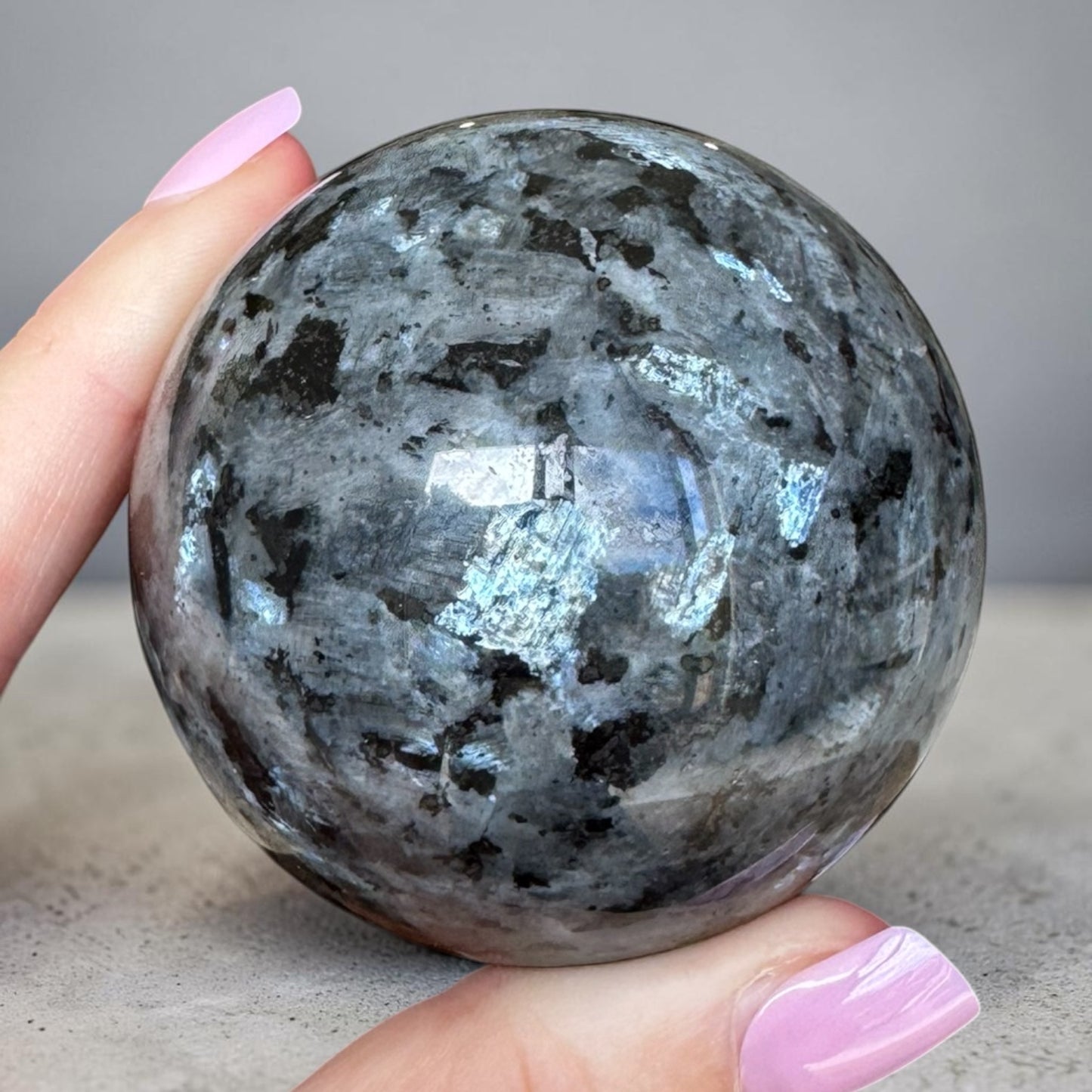 Larvikite Sphere