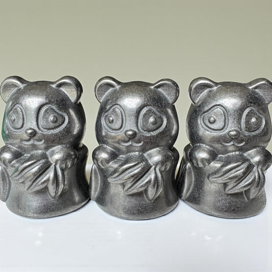 Shungite Panda Carving | Intuitively Chosen
