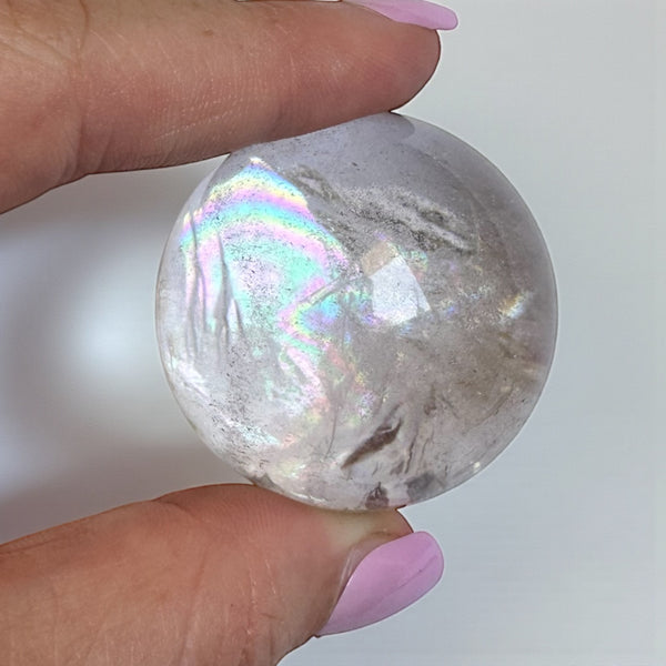Light Smokey Quartz Sphere 4cm (J)