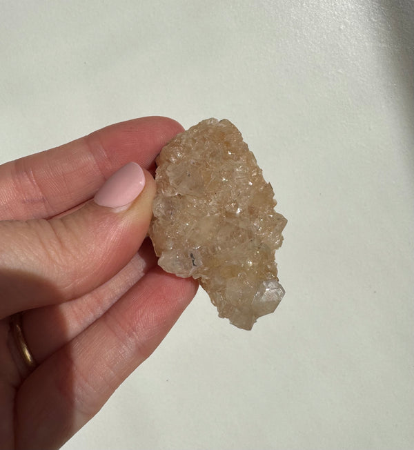 Peach Diamond Apophyllite Cluster/Specimen (B)