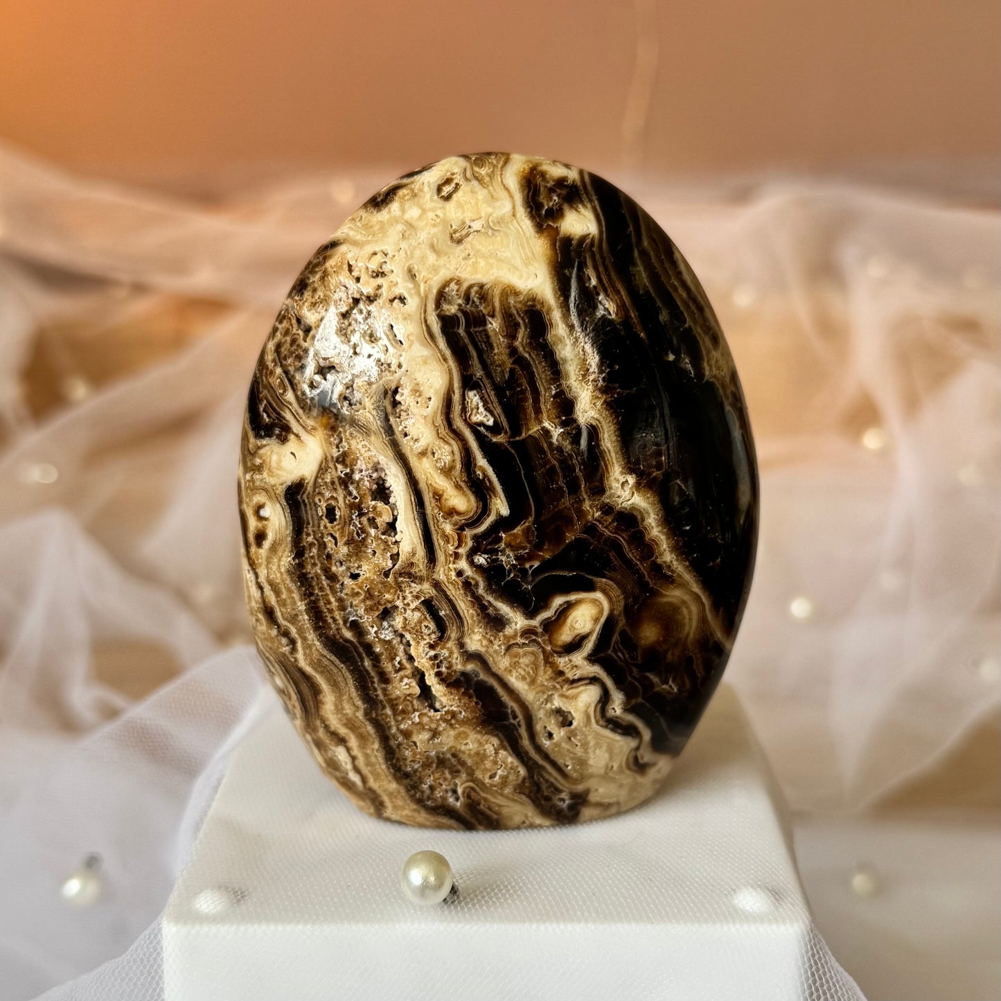 Chocolate Calcite Freeform (a)