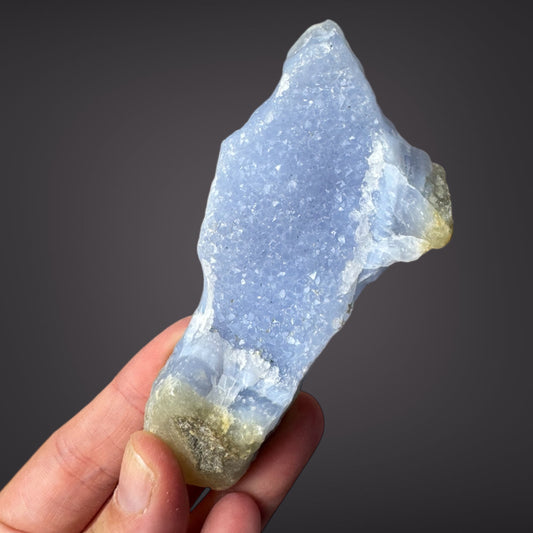 Blue Lace Agate Raw Druzy Cluster