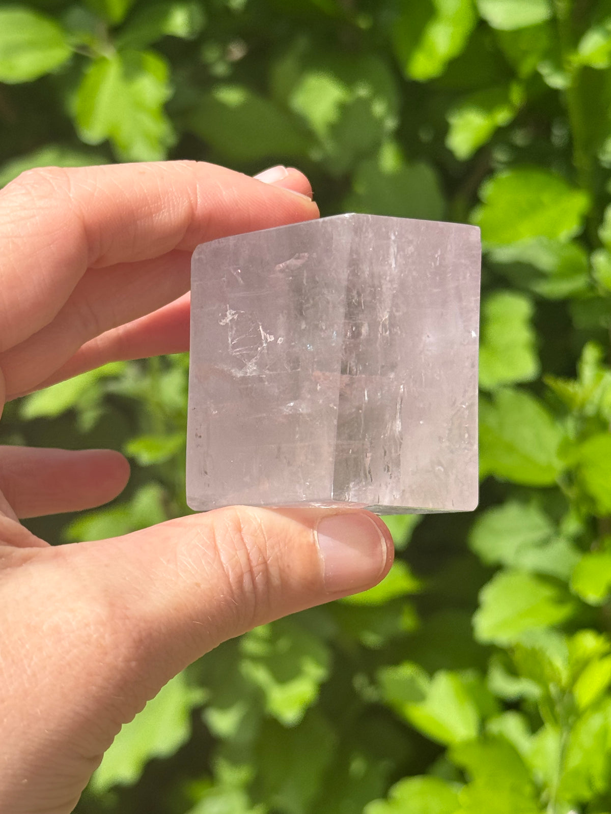 Rare Lilac Optical Calcite Freeform