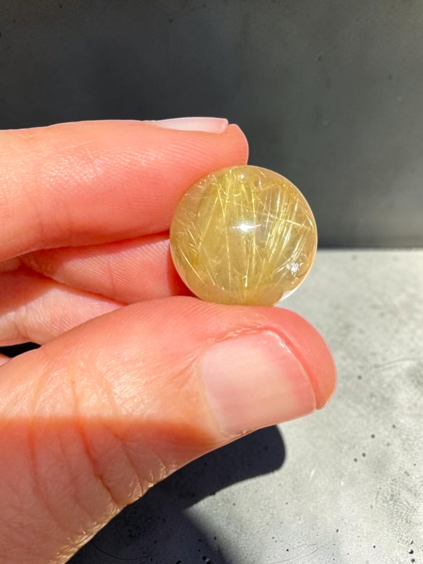 Golden Rutile Mini Sphere