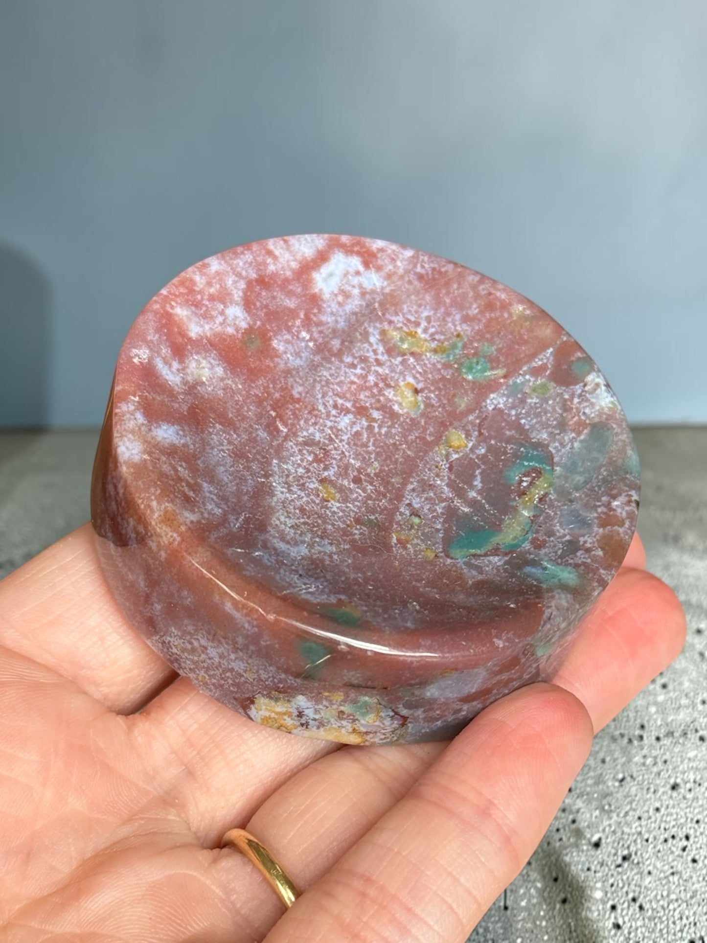 Sea Jasper Trinket Bowl