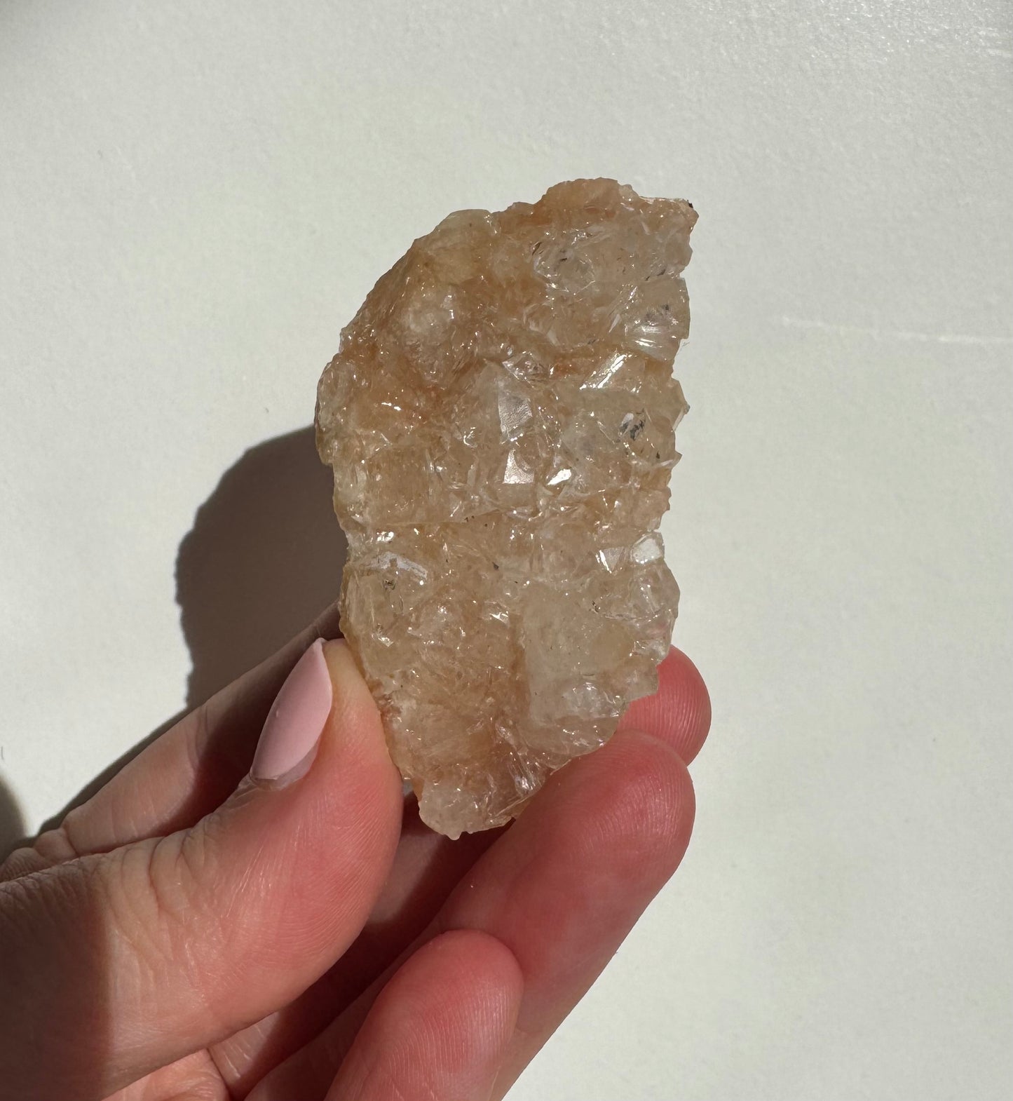 Peach Diamond Apophyllite Cluster/Specimen (B)