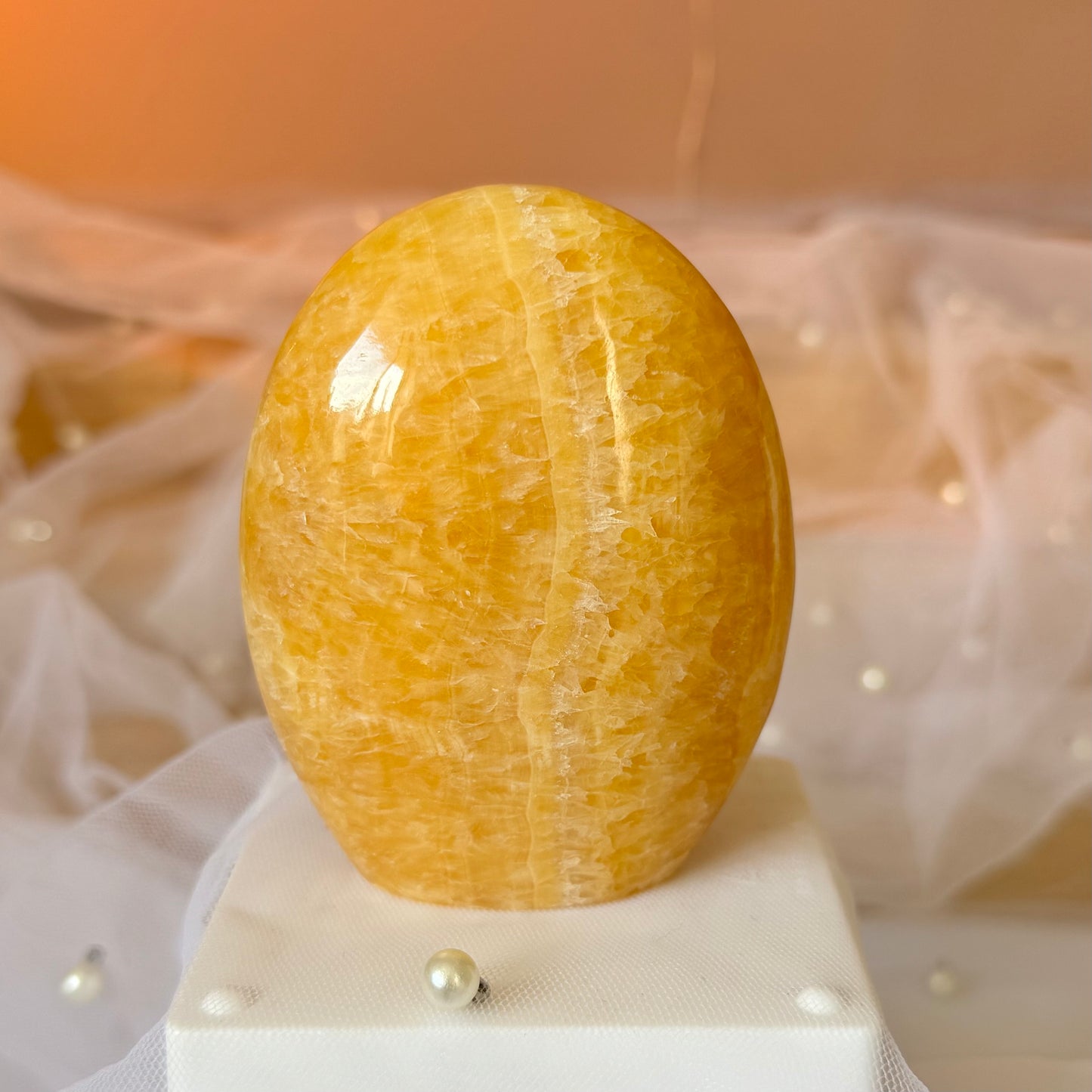 Orange Calcite Freeform (b)