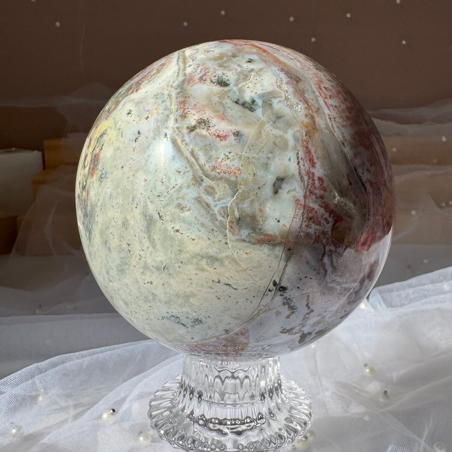 Sea Jasper Sphere 1.427kg