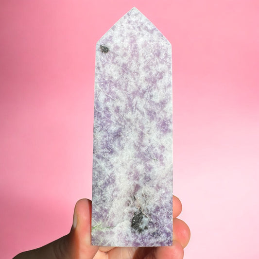 Lepidolite Tower 10.5cm b