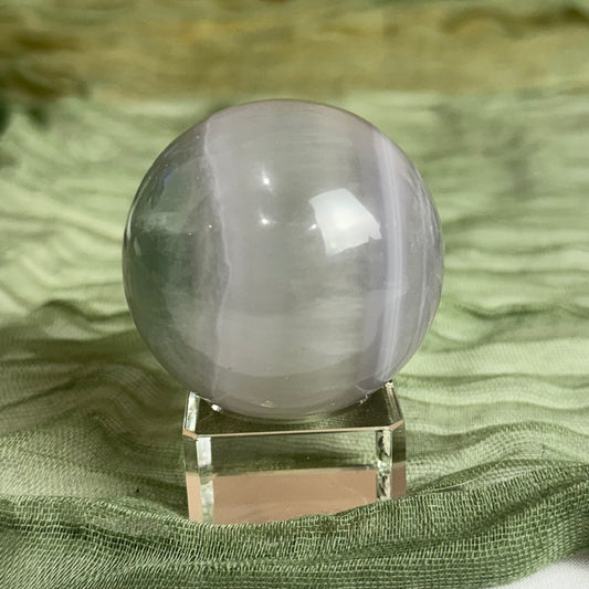 Lavender Fluorite Sphere
