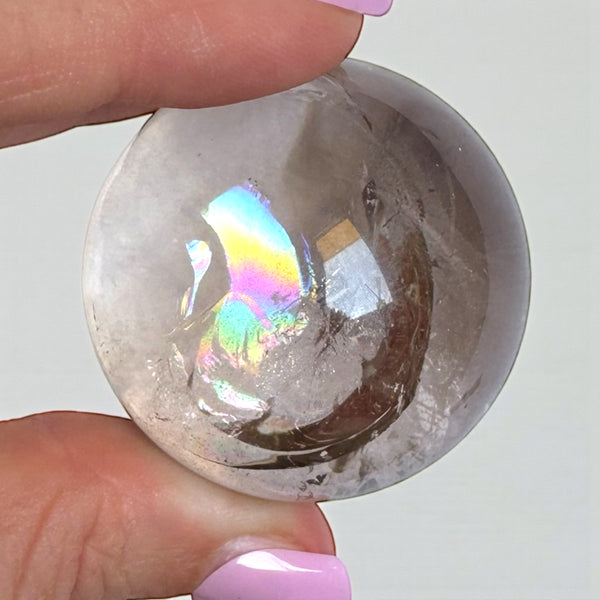 Light Smokey Quartz Sphere 4cm (g)