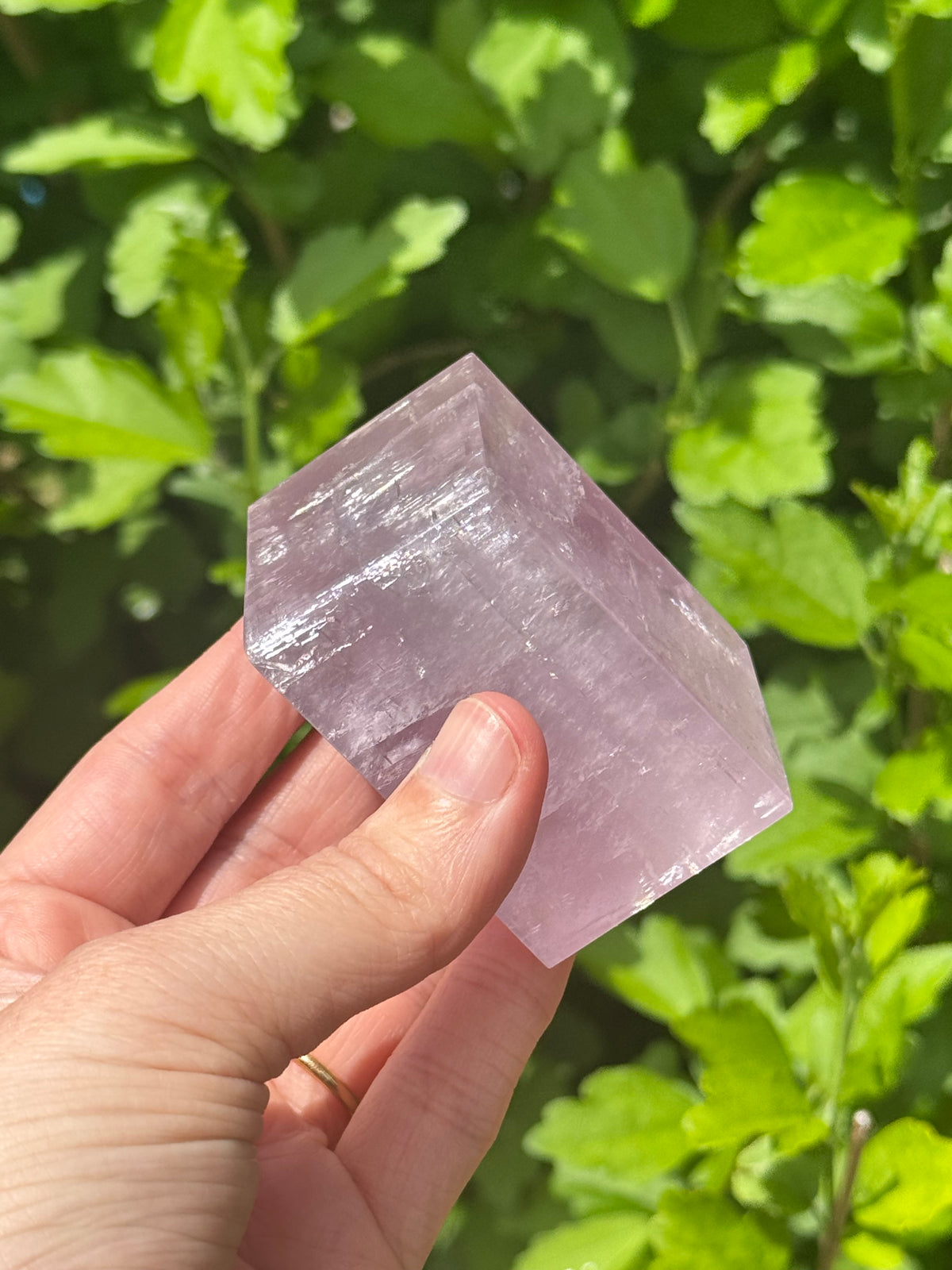 Rare Lilac Optical Calcite Freeform