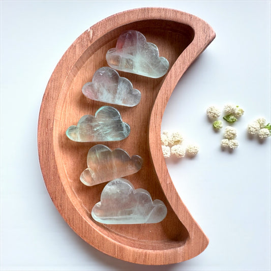 Green Vibes Fluorite Cloud Carving | Intuitively Chosen