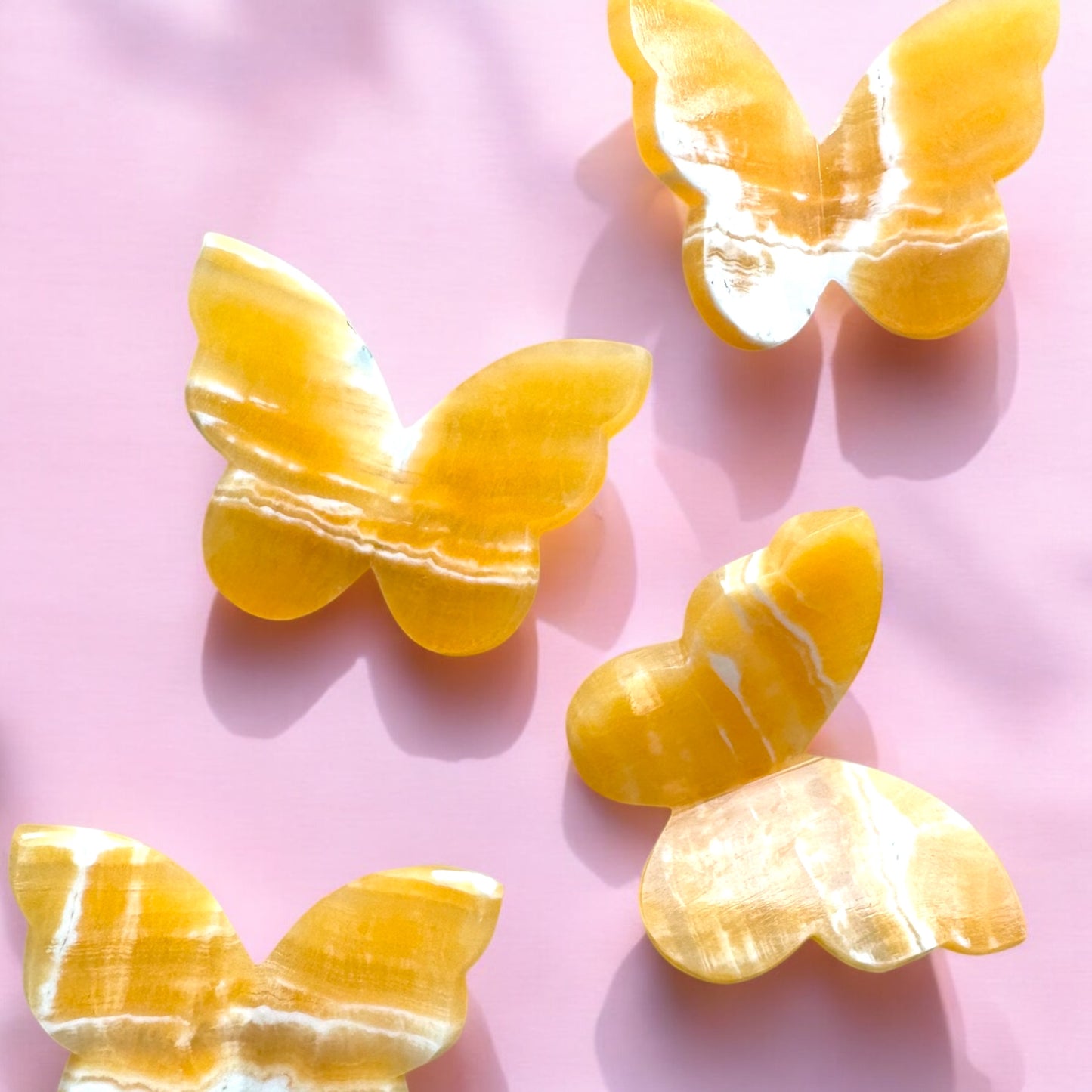 Orange Calcite 3D Butterfly | Intuitively Chosen