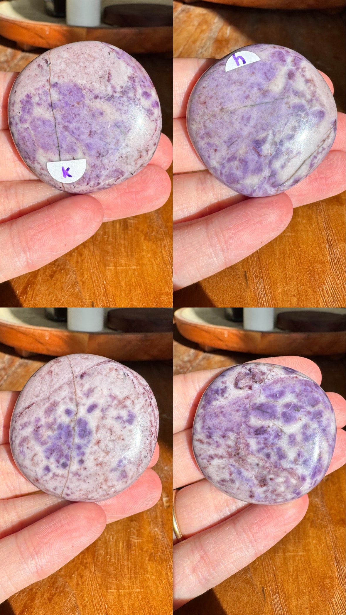 Lavender Jade Flat Stones | Choose Your Own