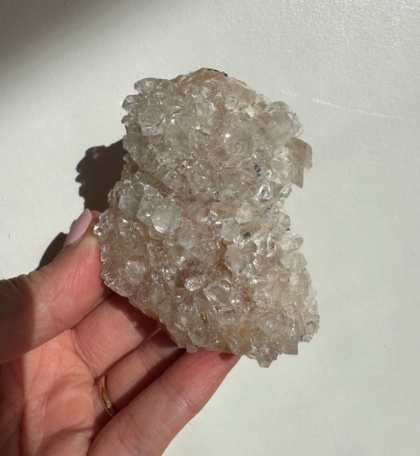 Peach Diamond Apophyllite Cluster/Specimen (B)