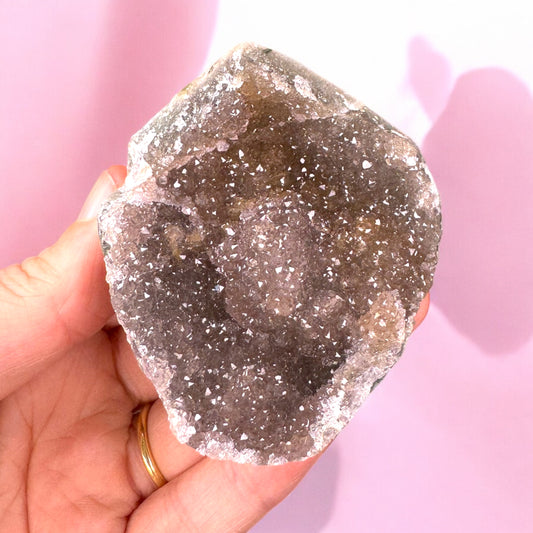Rainbow Amethyst Cupcake