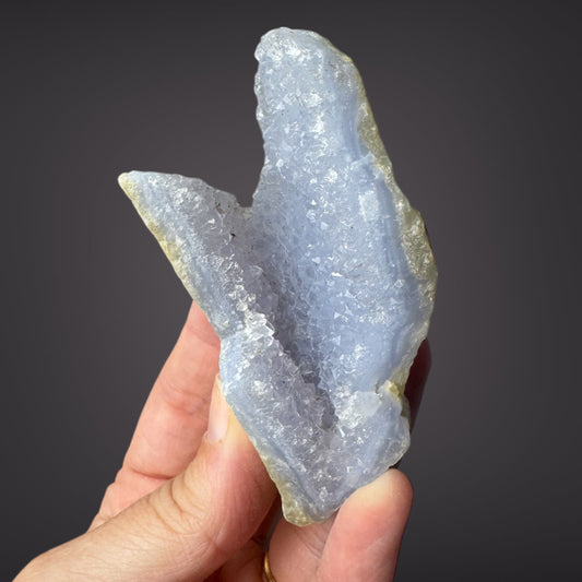 Blue Lace Agate Raw Druzy Cluster
