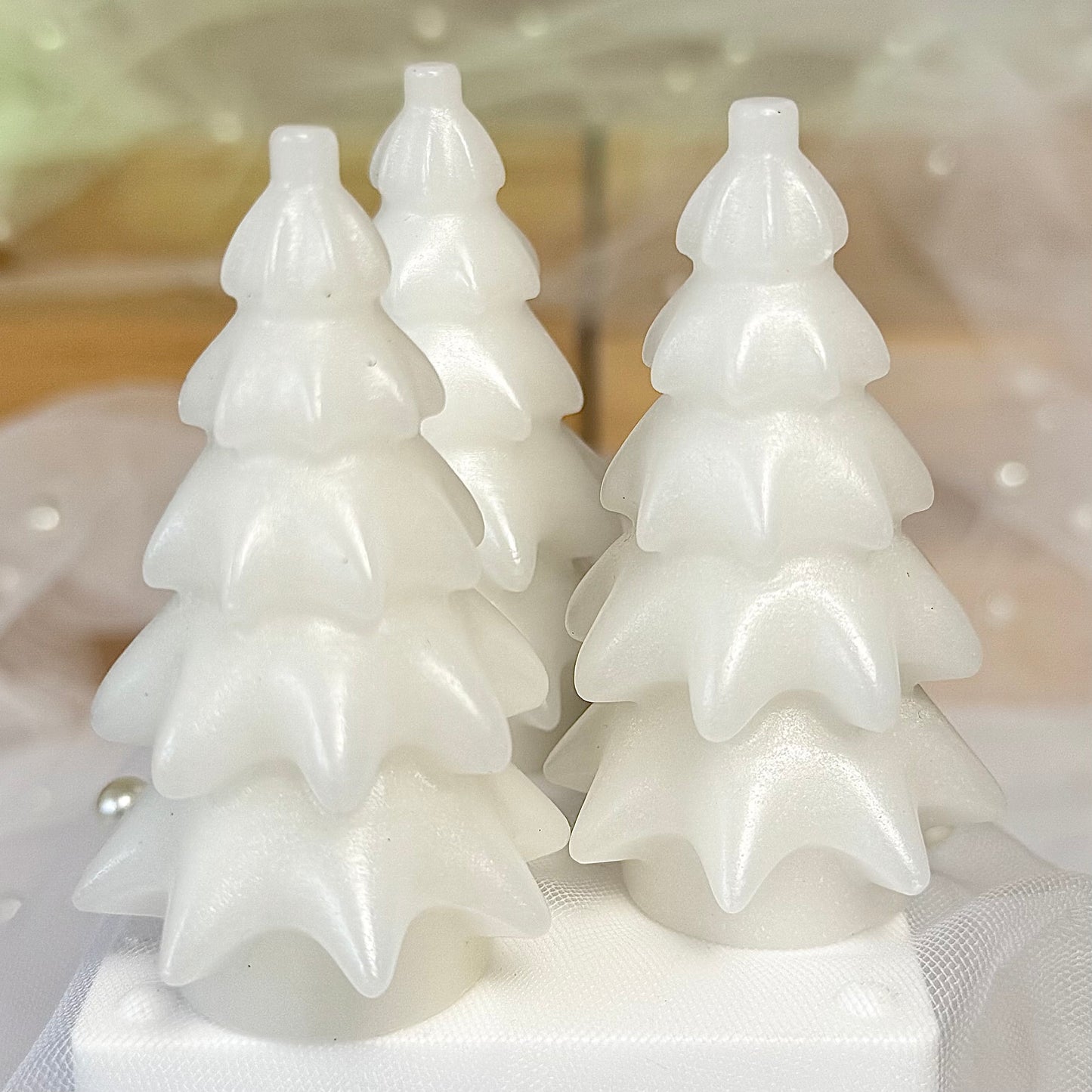 Quartz Christmas Tree Carvings