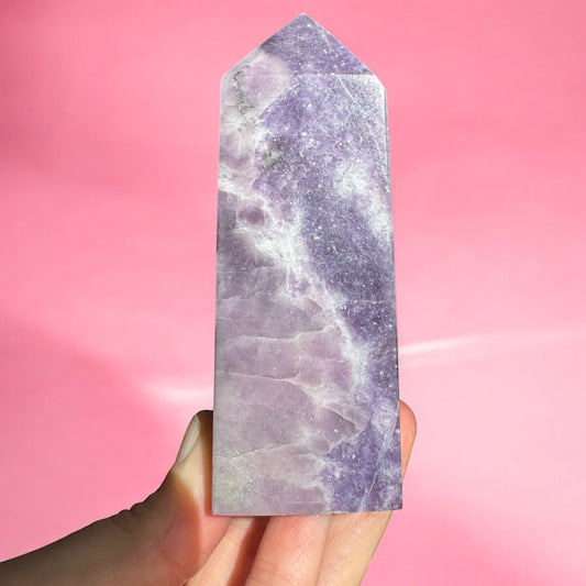 Lepidolite Tower 9cm